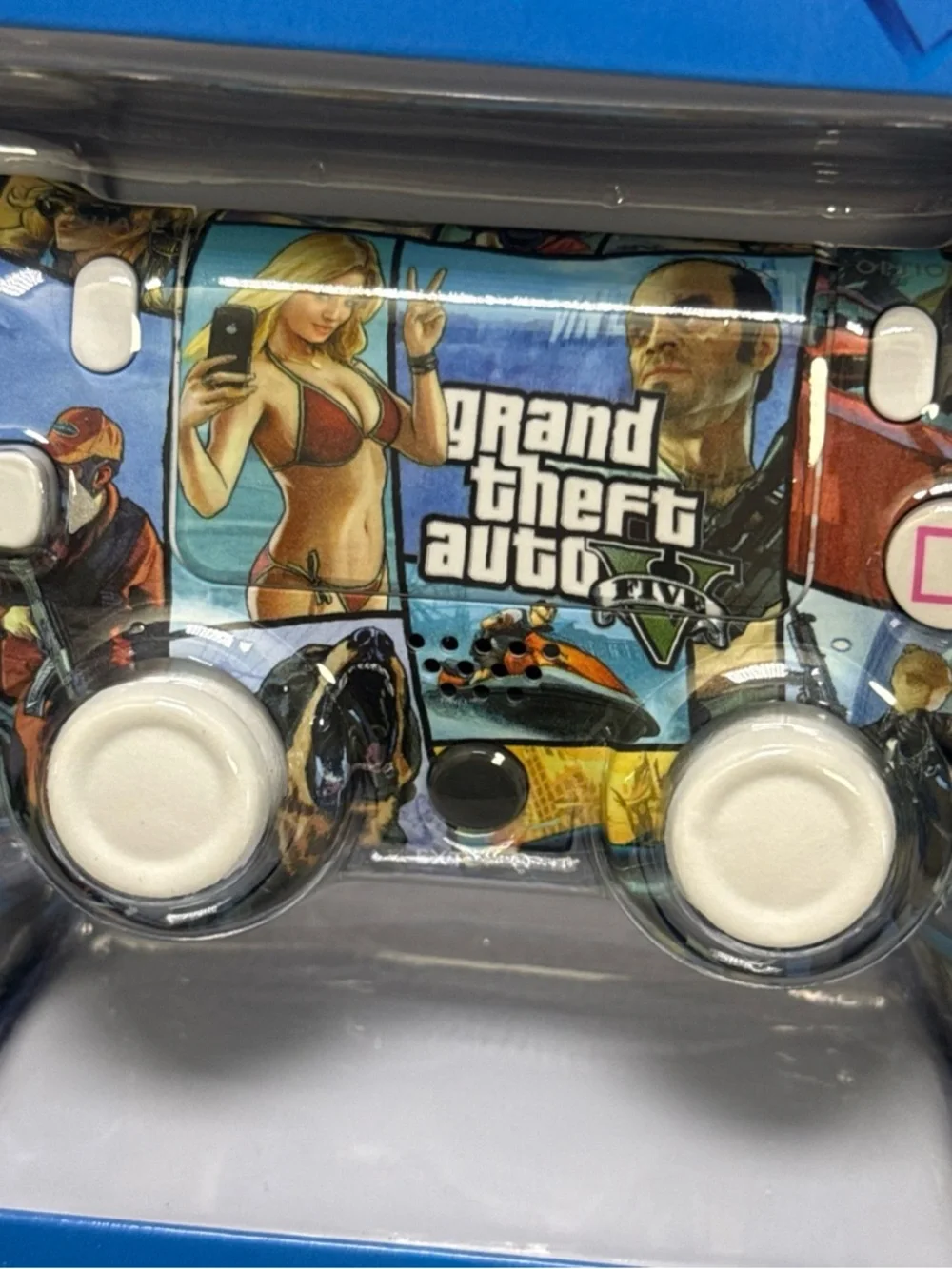 Grand Theft Auto Themed Wireless Controller - Multicolor